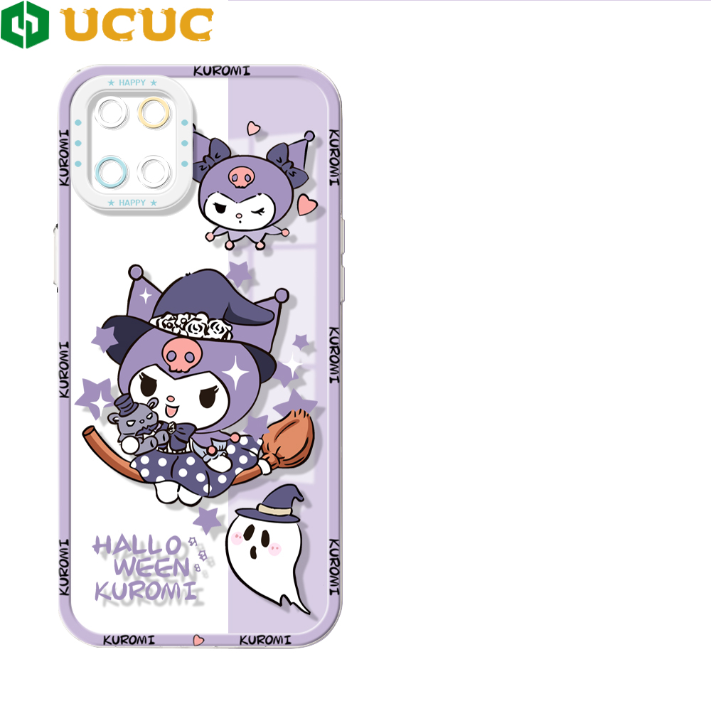 UCUC for Samsung Note 10 Lite Back Cover Cute Kuromi Transparent TPU Ultra Thin Soft Phone Cases