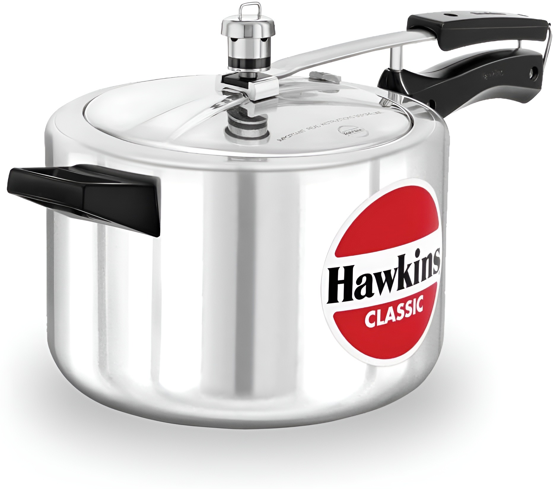Hawkins Classic Aluminum Inner Lid Pressure Cooker, 5 Liter, Silver (Cl50)