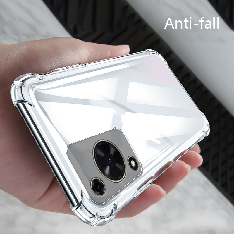 Sroof For Huawei Nova Y72 Couple Shockproof phone case Four Corner Anti Fall Skin Friendly Shell Soft Phone Back Cover