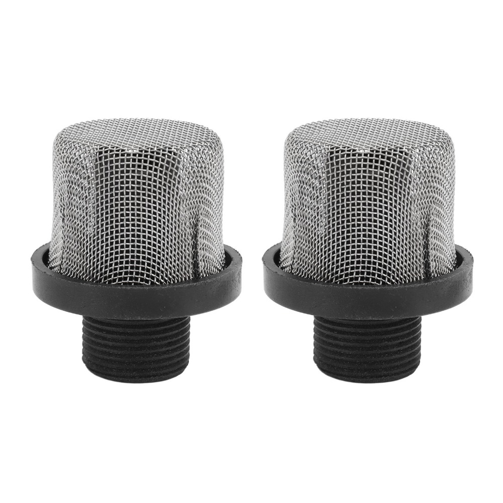 2 pcs Durable Efficient Inlet Filter Multifunctional 3/4-Inch Strainer Filter Suction Strainer Professional Painting