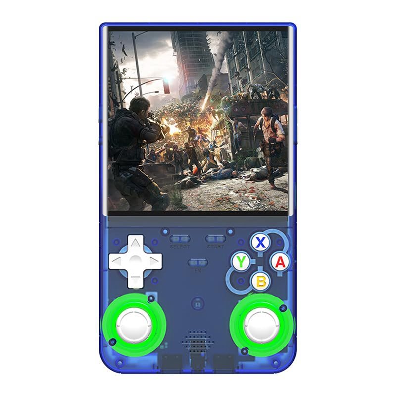 R36 Ultra Retractable Retro Game Console 4-Inch IPS Display Handheld Mini Video Game Player 10+ Emulator Support