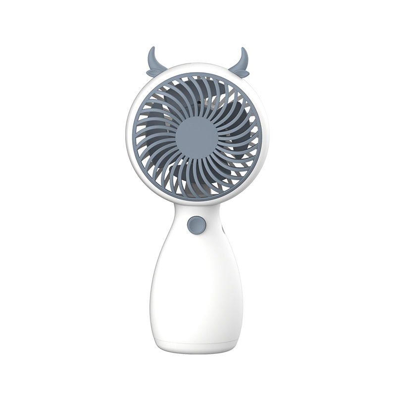 NAMUNY Cute Hand-Held Fan, USB Charging, Portable Wind Power Ultra-Quiet Mini Multi-Function Electric Fan
