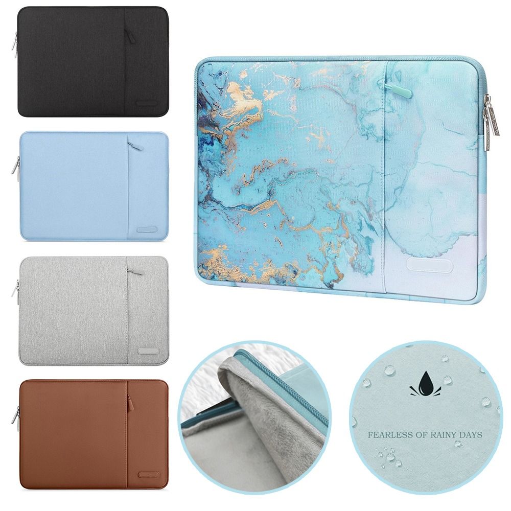 Lightweight 13 14 Inch Laptop Sleeve Carring Case Plush Lining Oxford Cloth Notebook Case Water and Splash Proof Laptop Bag for Lenovo Dell Laptop Commute