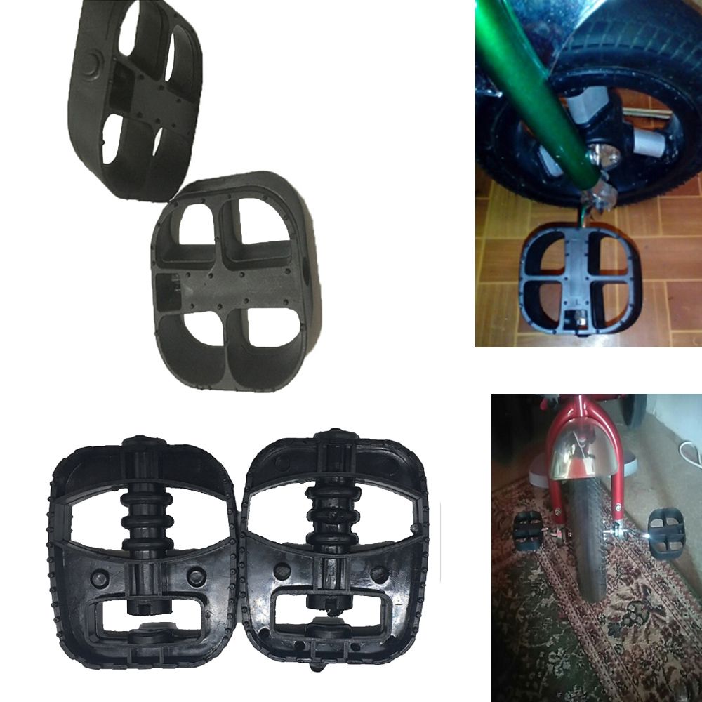 1 Pair Fashion Plastic Baby Children Trike Tricycle Bike Foot Board Replacement Bicycle Pedal