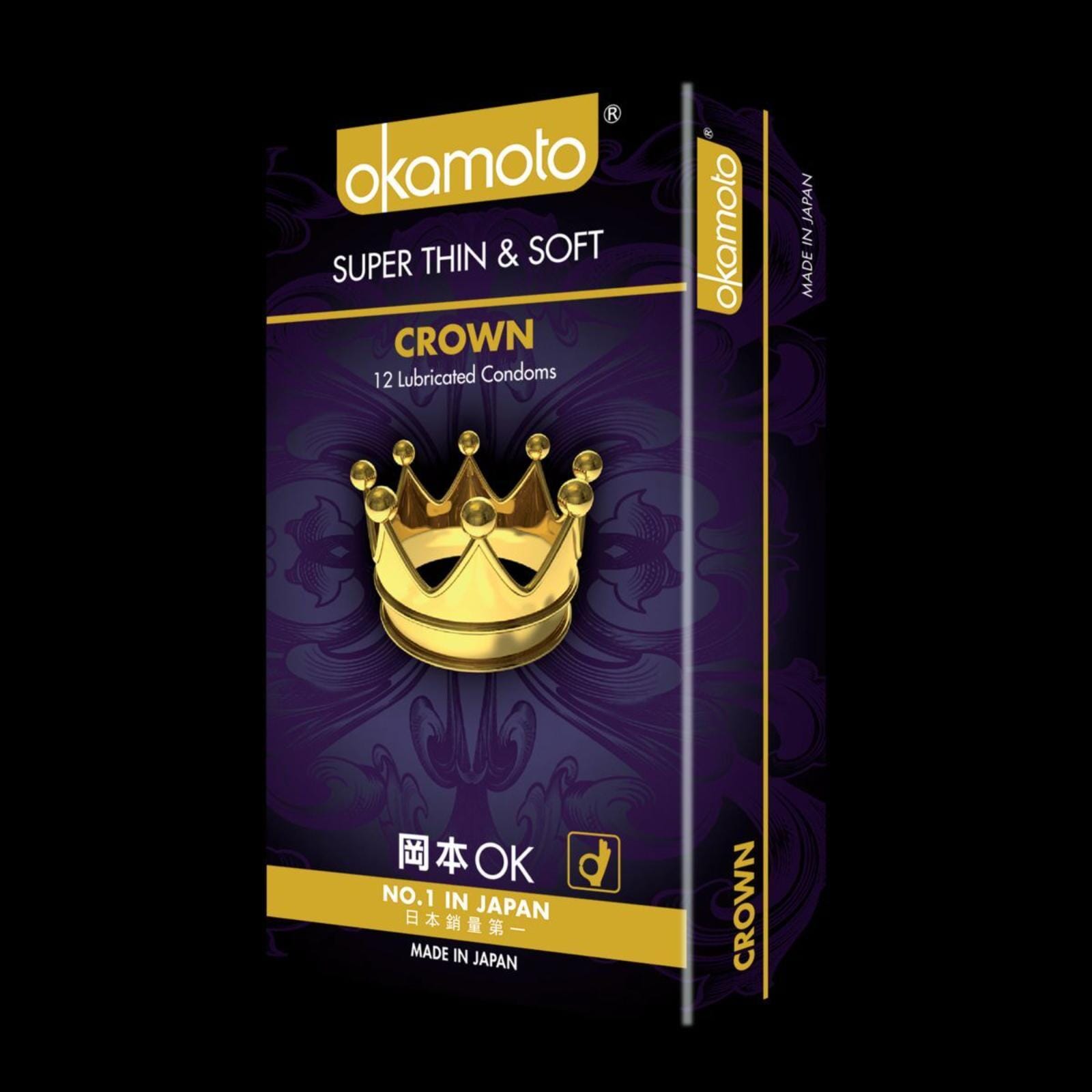 Okomoto Crown Condom Family Pack(12 Condoms)