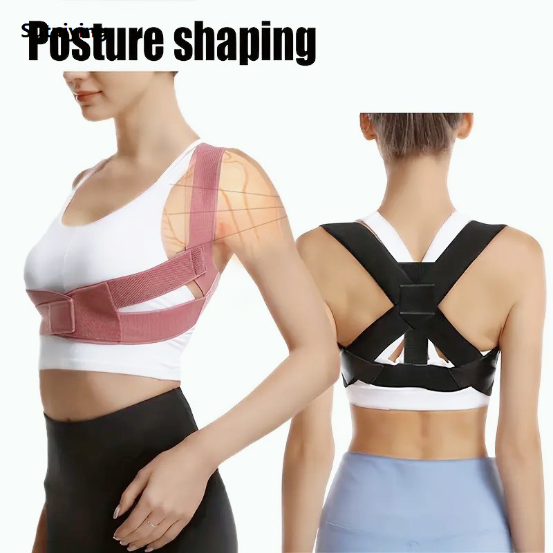 Sutuiying Adjustable Back Posture Correction Belt Sitting Correction Belt Portable Back Women Men Prevent Hunchback Relieve Pain Posture Corrector