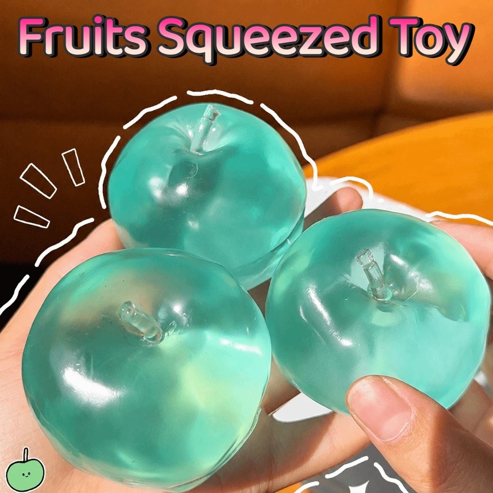 Novelty Creative Fruits Squeezed Toy Super Soft Comfortable Fruits Pinch Funny Realistic Non Rebound Fidget Toy Children's Gifts