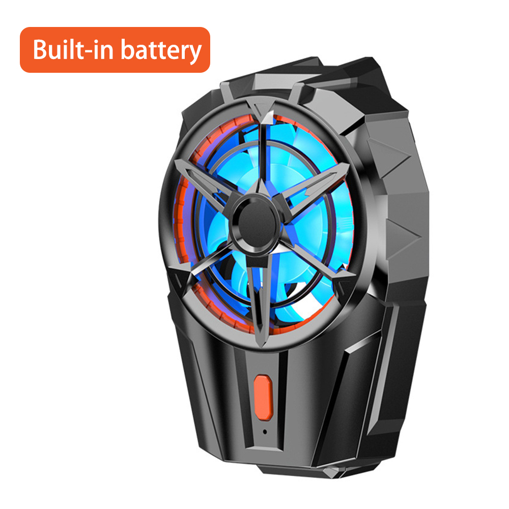X52 Phone Cooling Fan Rechargeable Battery Silent Cooler Three Speed Adjustable Cell Phone Fans Gaming Radiator Bles Online DZ-31A-19