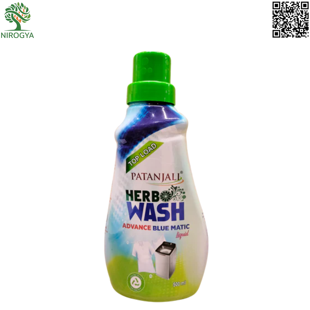 Patanjali Herbo Wash Advance Blue Matic Liquid 500ml