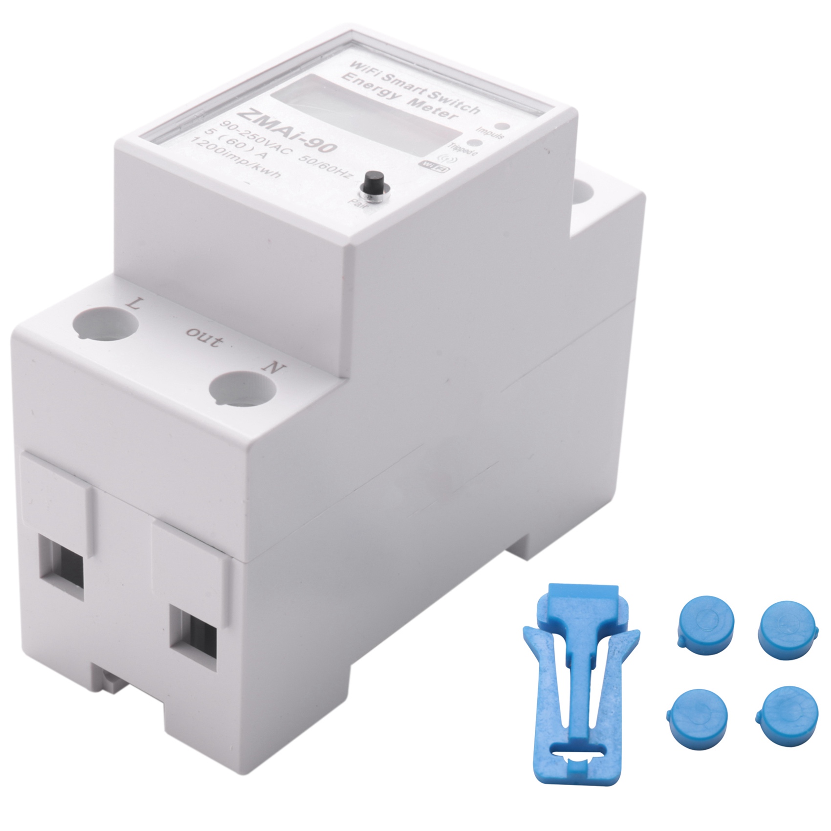 LKPCIGCXM Smart Energy Meter Tuya WDS688 Energy Meter Wifi Single Phase Energy Meter Mobile App Household Electric Meter 5-60A