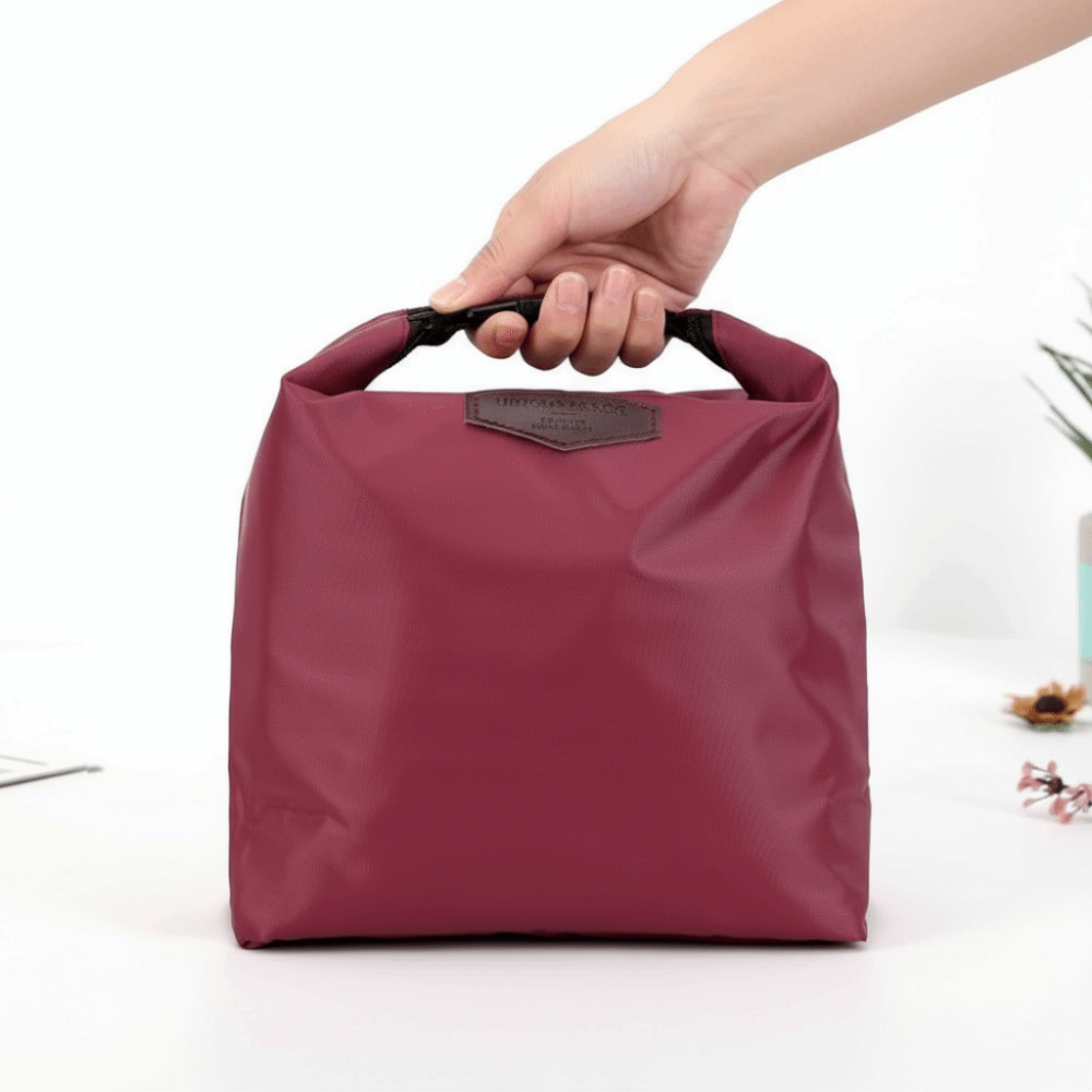 Fashion Insulated Portable Lunch Bag Thermal Waterproof Thermal Cooler Bag Carry Storage Portable Meal Carry Bag Picnic