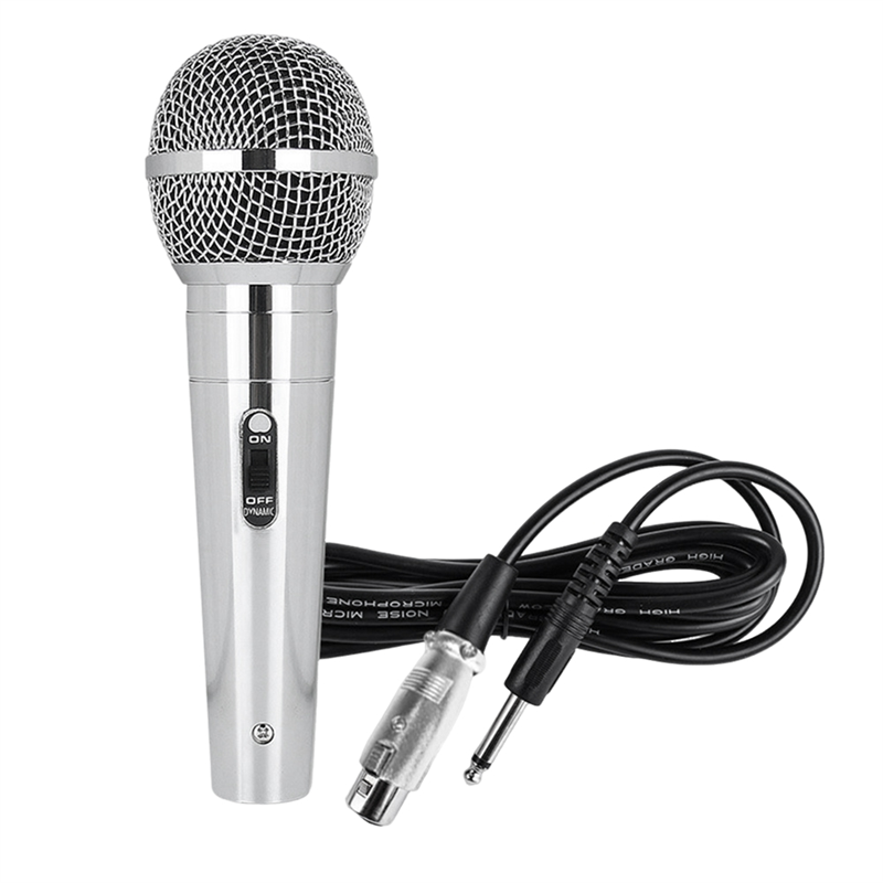 Handheld Professional Wired Dynamic Microphone Clear Voice Mic for Music Performance