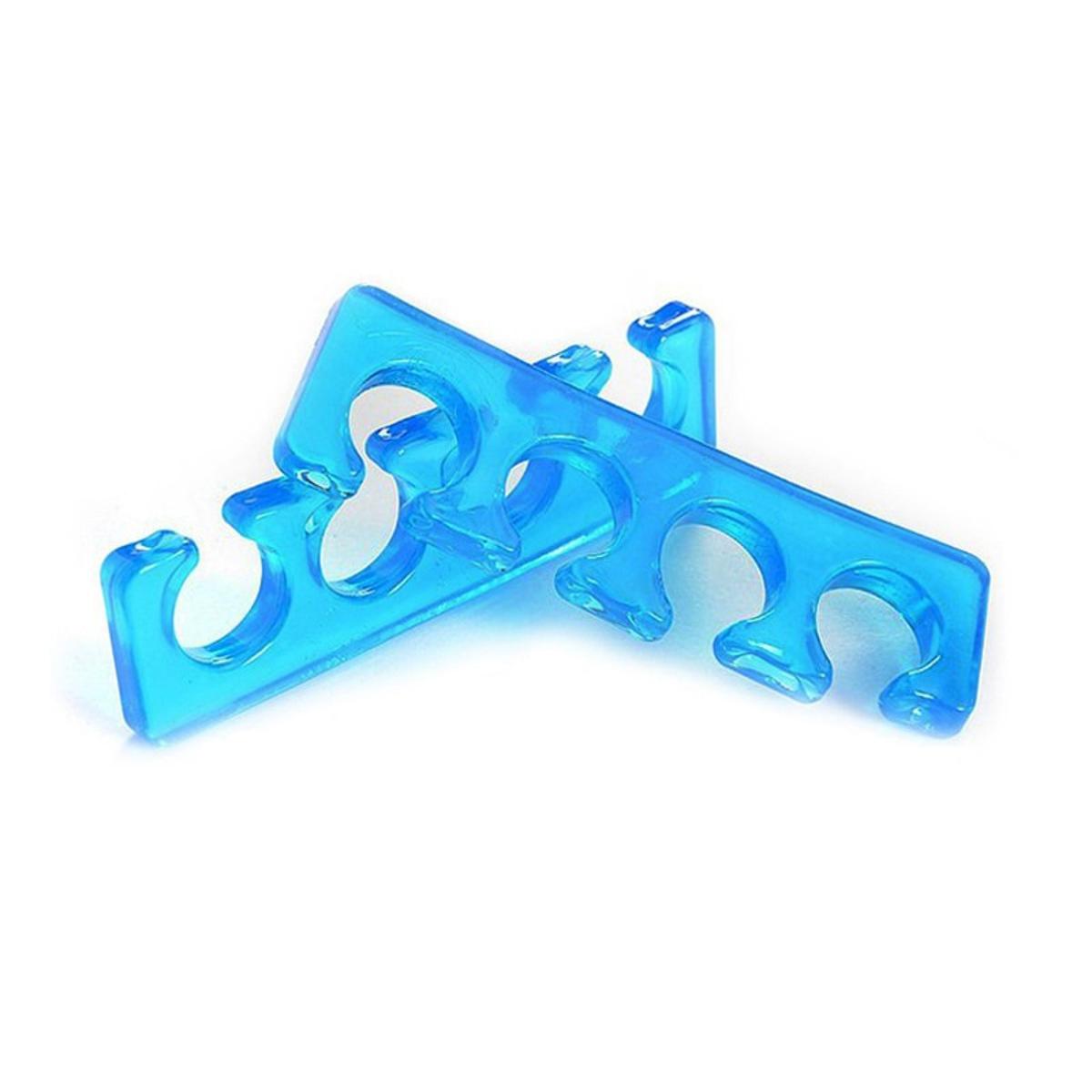 HOT 1Pair Soft Silicone Toe / Finger Separators Feet Care Nail Tools Art Manicure Pedicure Foot Braces Support Assistant Polish