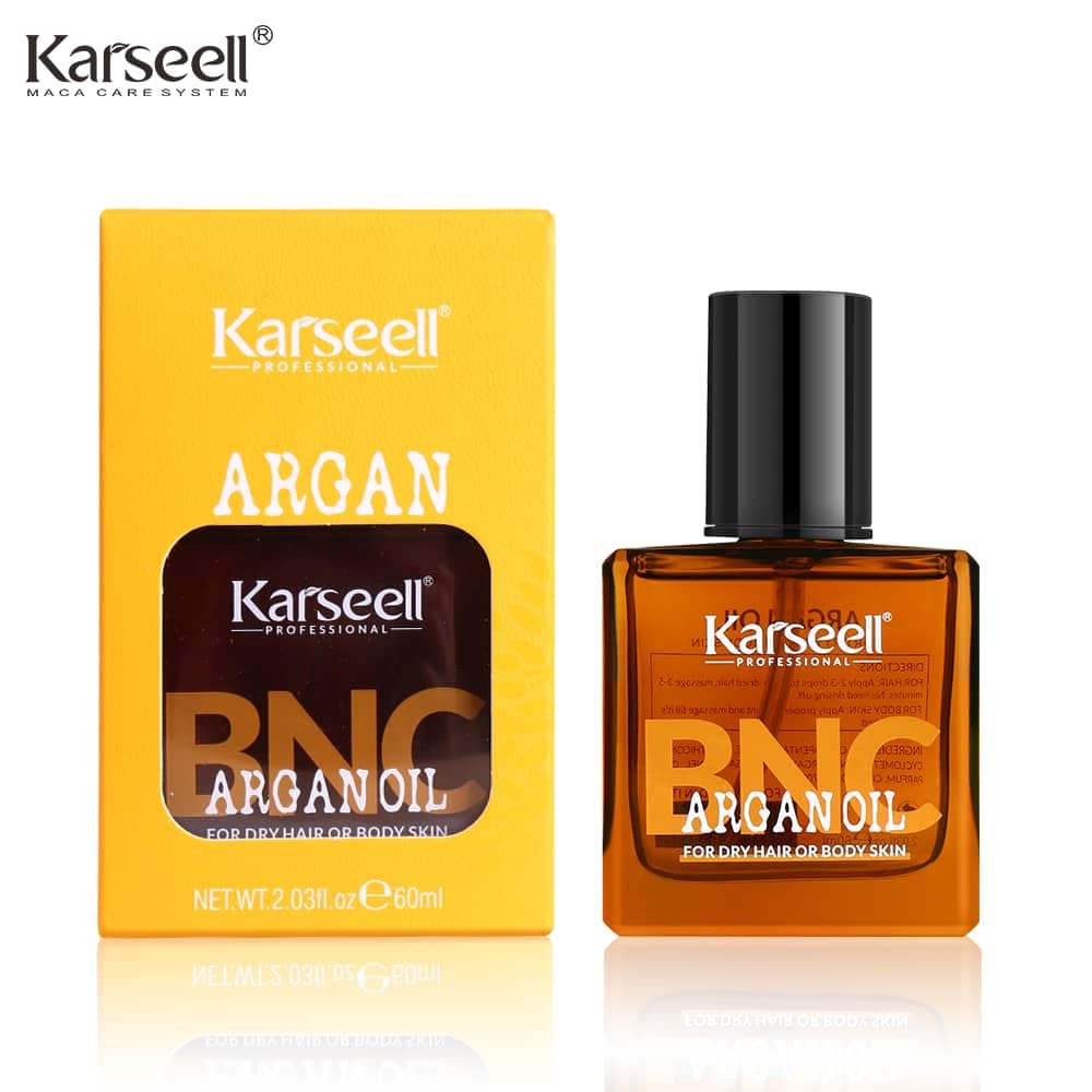 Karseell Argan Hair Oil Deep Repairs damage Hair, Moisturize and shines Hair color (2.03 Fl oz)
