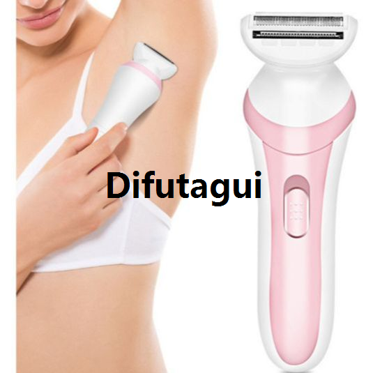 Difutagui HTC Lady Shaver HL-020 Rechargeable Women Epilator Portable Luxury Hair Removal Trimmer Body Face Leg Bikini Lip Depilator