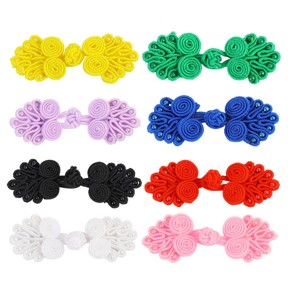 Han Accessory Buckle 10Pcs Sewing Closure Fasteners Ribbon Costume DIY Handmade Chinese Knot Frog for Tang Suit Pankou