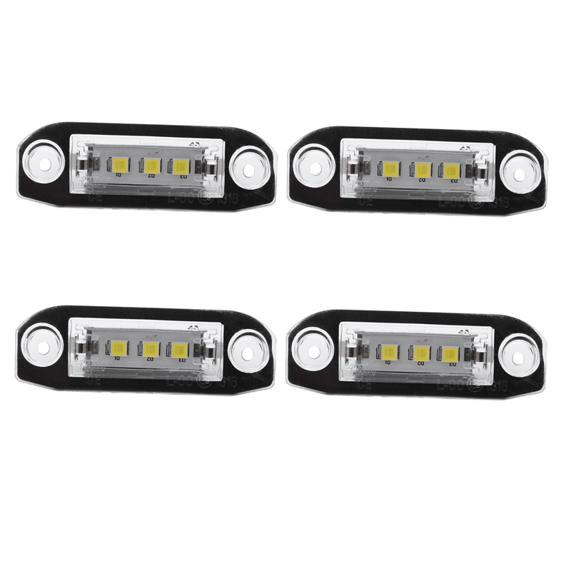 Wurrpopy-8Pcs Led License Plate Light for S80 Xc90 S40 Xc60 S60 C70 V50 Xc70 V70