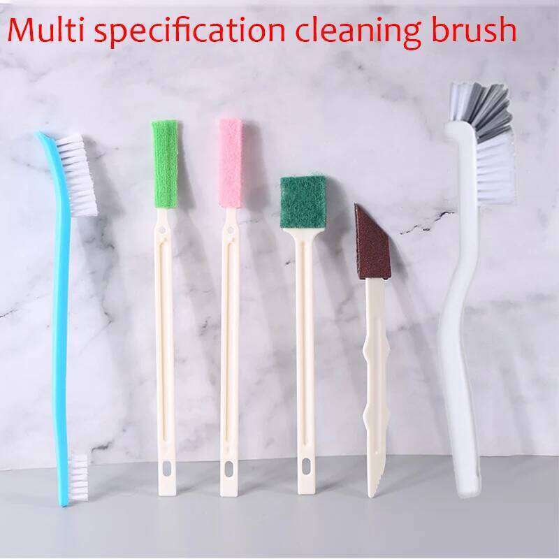 6 Style cleaning tool Kit Curved Home Bathroom Kitchen Tools Tank Straw Baby Milk Bottle Gap Glass Tube Cleaning Brush