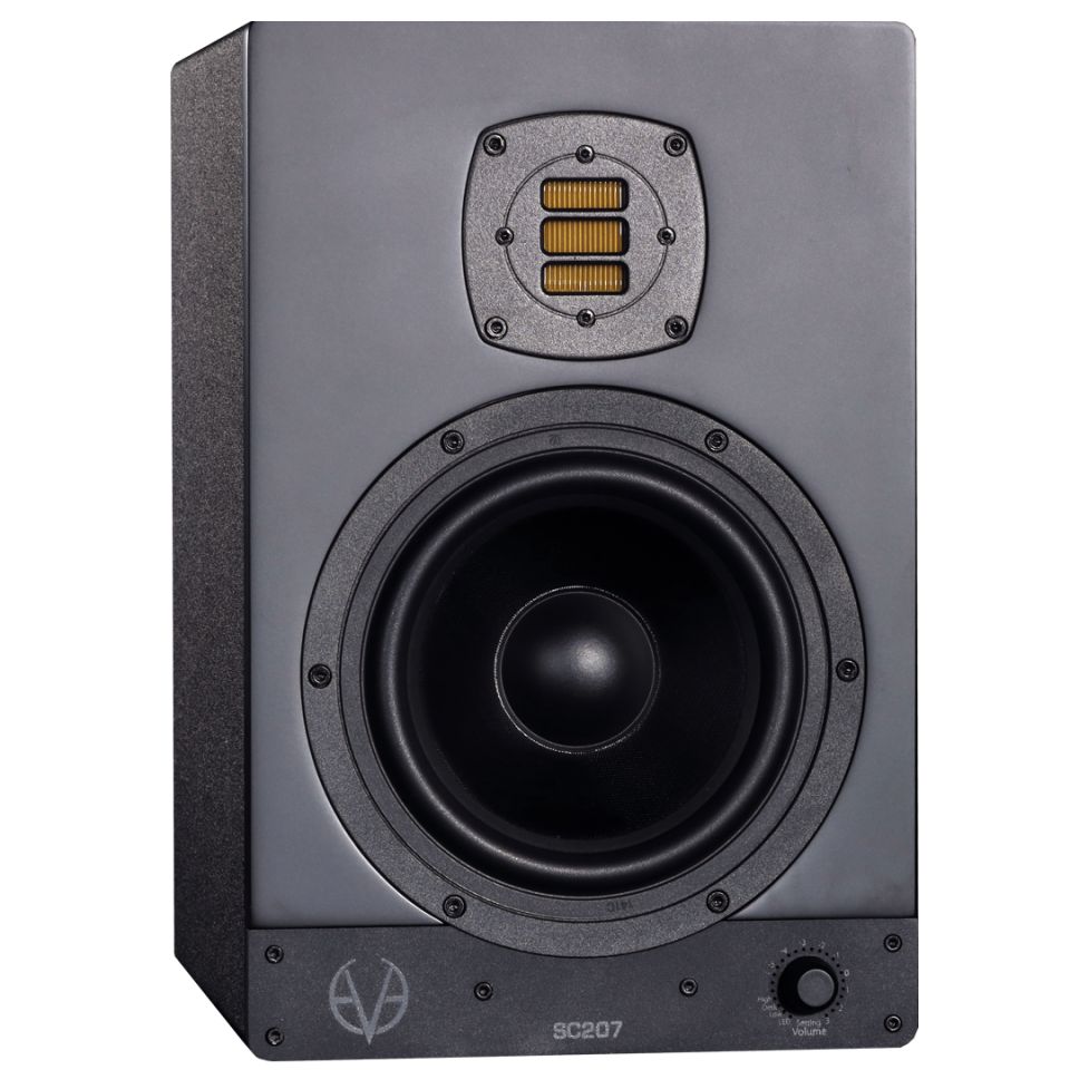 EVE Audio SC207 2-Way 7 inch Nearfield / Midfield Professional Studio Monitor Speakers - Black Edition