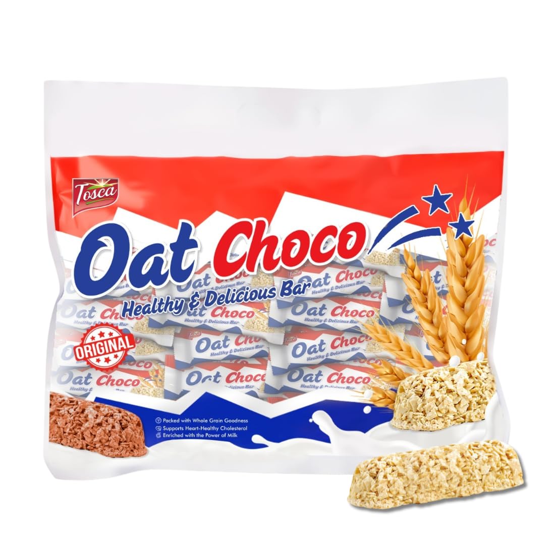 Oats Choco Milk Cookies | Healthy Oat Bar Chocolate for Kids & Adults 320gm