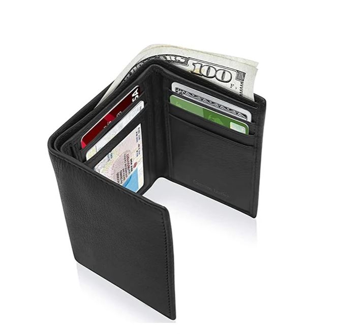 Business Best Dynamic Leather Trifold Wallet For Men