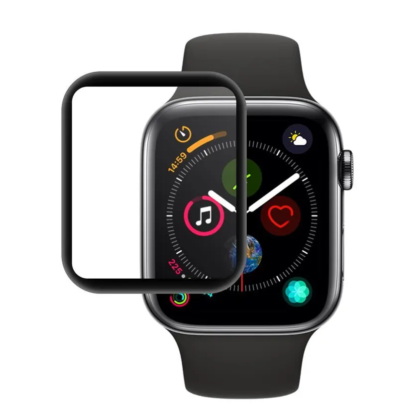 Full Cover 3D Edge Tempered Glass Screen Protector For Apple Watch 42Mm Series 4,3,2,1