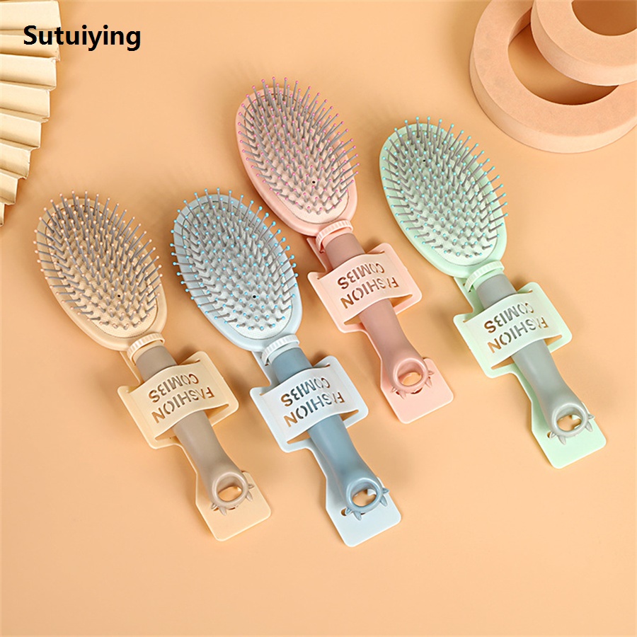 Sutuiying 1PC New Macaron Color Series Smooth Hair Air Cushion Original Brush Comb, with a Wonderful Hair Care Experience