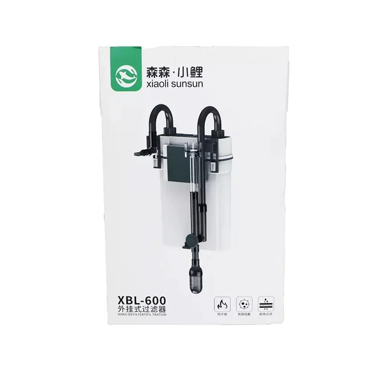 SUNSUN XBL-600 7 watt External Fish Tank Filter Small Silent Hang On Back Filter Kohinoor Aquarium
