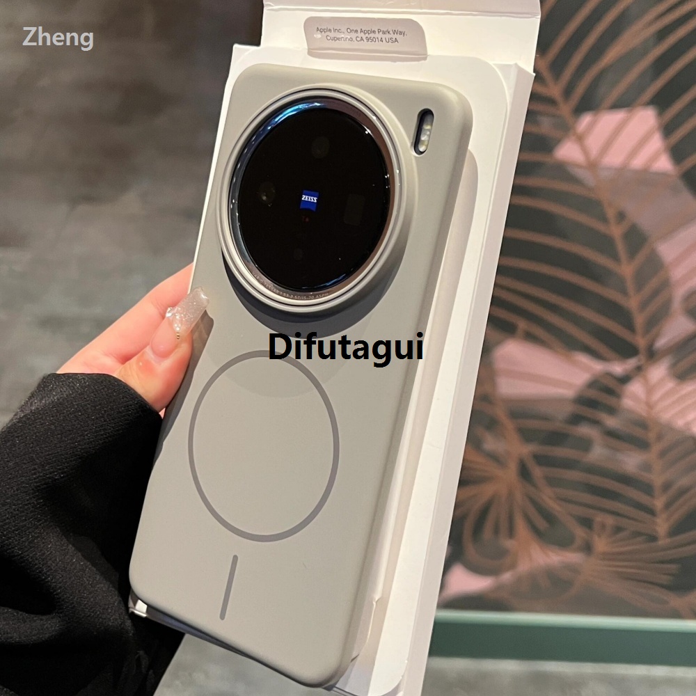 Difutagui Zheng Sales promotion Original For Magsafe Magnetic Ultra Thin PC Phone Case Luxury For VIVO X200 S20 Pro Mini IQOO 13 NEO10 Matte Wireless Charge Hard Cover