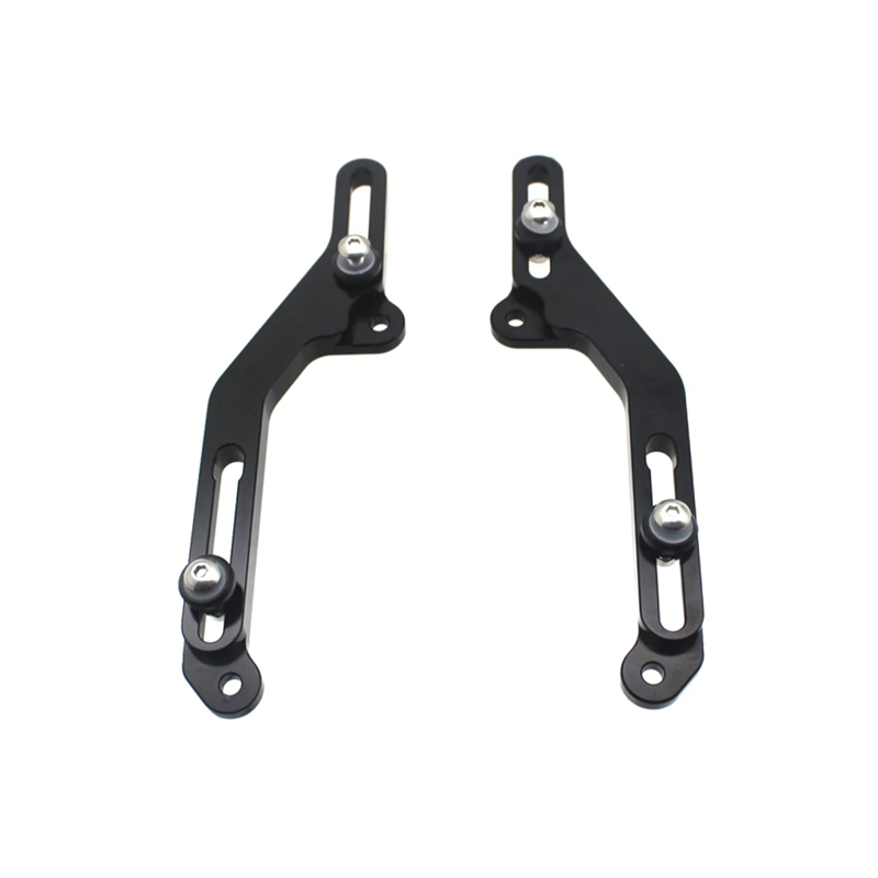 Motorcycle Windscreen Adjusters for XL750 XL 750 Transalp 750 2023 2024 CNC Aluminum Windshield Bracket Accessories (Black)