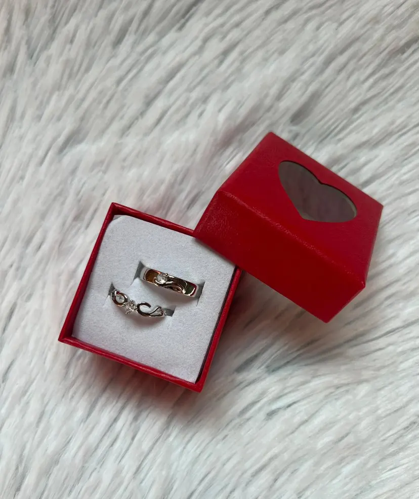 Elegant Stainless Steel Couples Ring