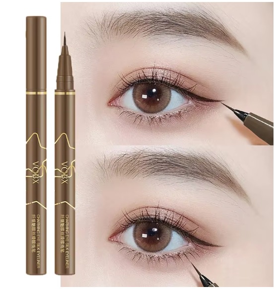 1 Piece Stamp Eyeliner - Black Eyeliner Stamp Wingliner Double Ended Liquid Eyeliner Waterproof Long Lasting,Smudge-proof, No Dipping Eyeliner Pencil Make Up Eye Liner