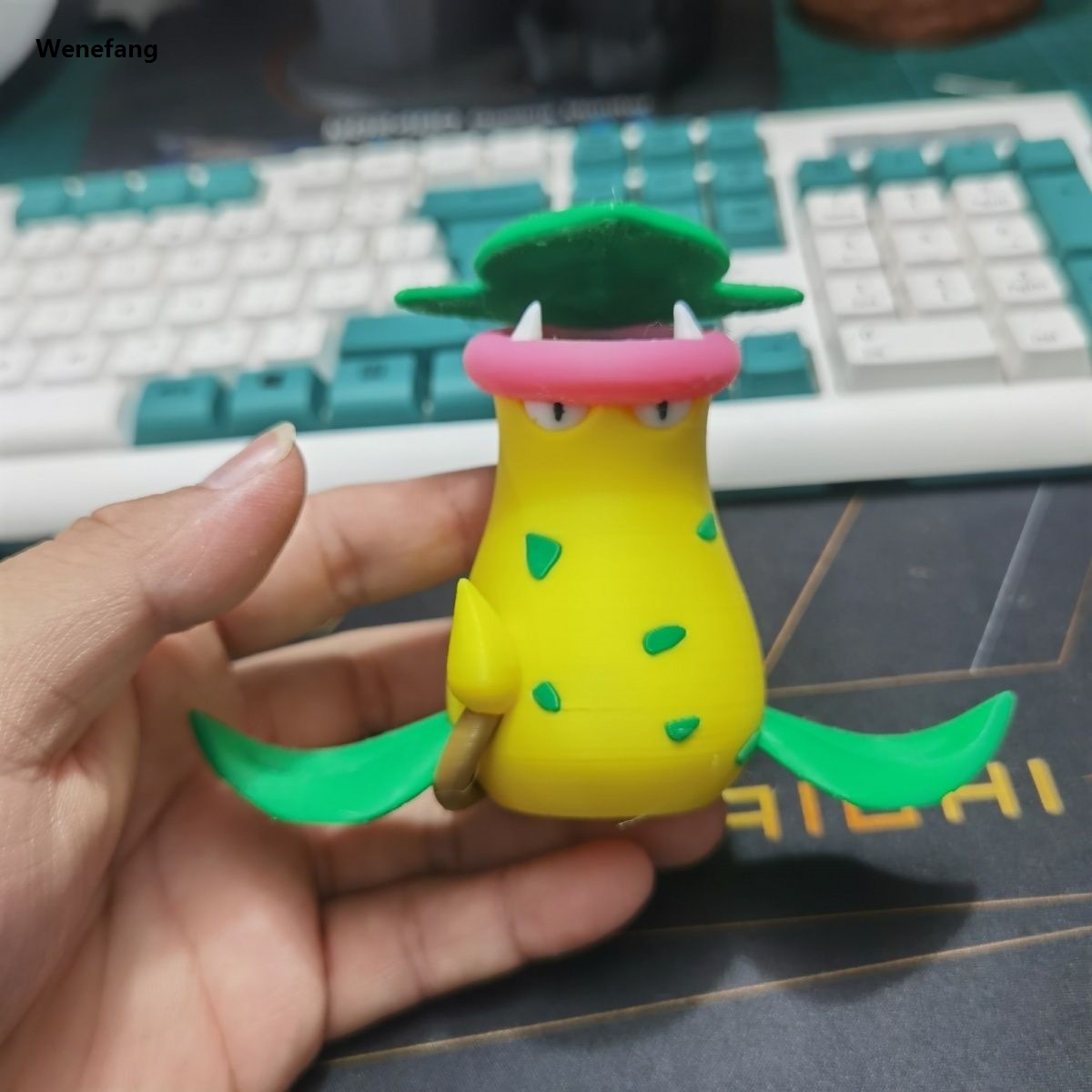 Wenefang Anime Pokemon 1:20 Weepinbell Victreebel Action Figures Pet Cartoon 2025 New Statue Collection Ornaments Decoration Model Kids Toy Gift