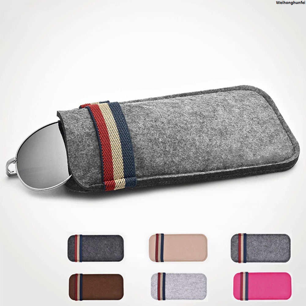 WeihonghunfeiBargain price Soft Unisex Portable Eyewear Felt Cloth Accessories Glasses Storage Glasses Bags Sunglasses Bag Glasses Box