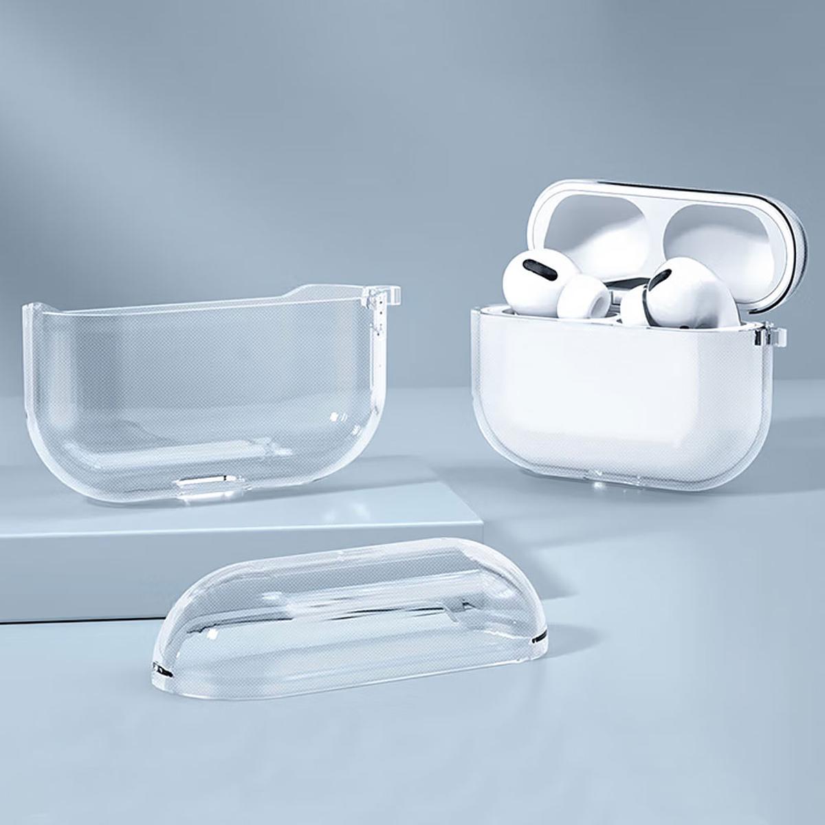 Transparent Earphone Case For airpods 2 Generation Cases Hard PC Clear Headphone Cover For airpods pro 2 Charging Bags