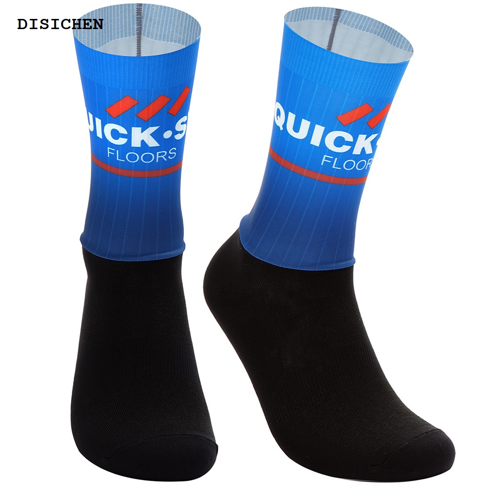 DISICHEN CUT LASER ONE PAIR 2023 INEOS QUICK STEP ALPECIN FENIX TEAM Cycling Socks Antislip Bike Bicycle Racing MITI Breathable Socks
