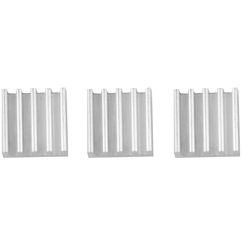 FORIDE 250Pcs 9 x 9 x 5mm Mini Aluminium Heatsink for IC LED Chipset RAM