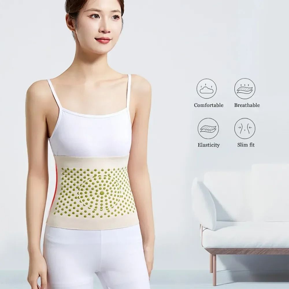High Quality Hot Mugwort Therapy Warm Waistband Self-Heating High Elasticity Waist Protection Lower Back Lumbar Back Brace
