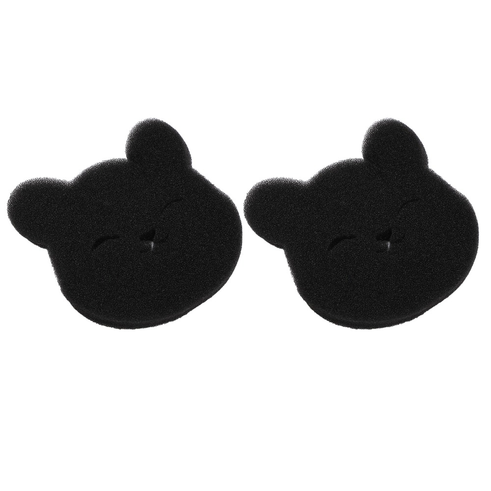10pcs Portable Black Pet Hair Remover Bear Shaped Effective Remover Reusable Pet Hair Catcher Lint Catcher Washing Machine
