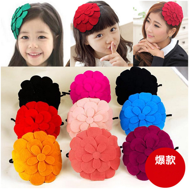 NEW 【2025 Version】 Children's fashion with Fascinator beret release [hot new product] flower girl hair