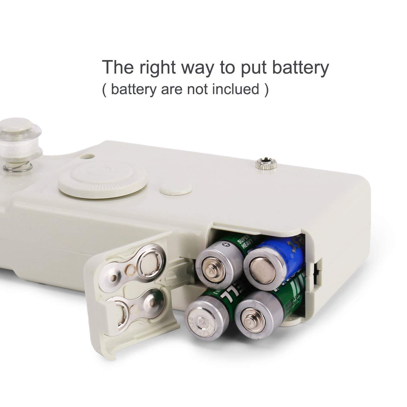 Handheld Sewing Machine, Mini Cordless Handheld Electric Sewing Machine, Quick Handy Stitch for Fabric, Clothing, Kids Cloth Home Travel Use