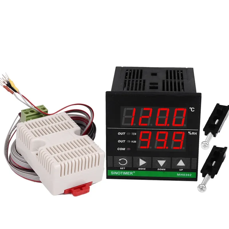 Panel Mounted Temperature and Humidity Controller Sensor