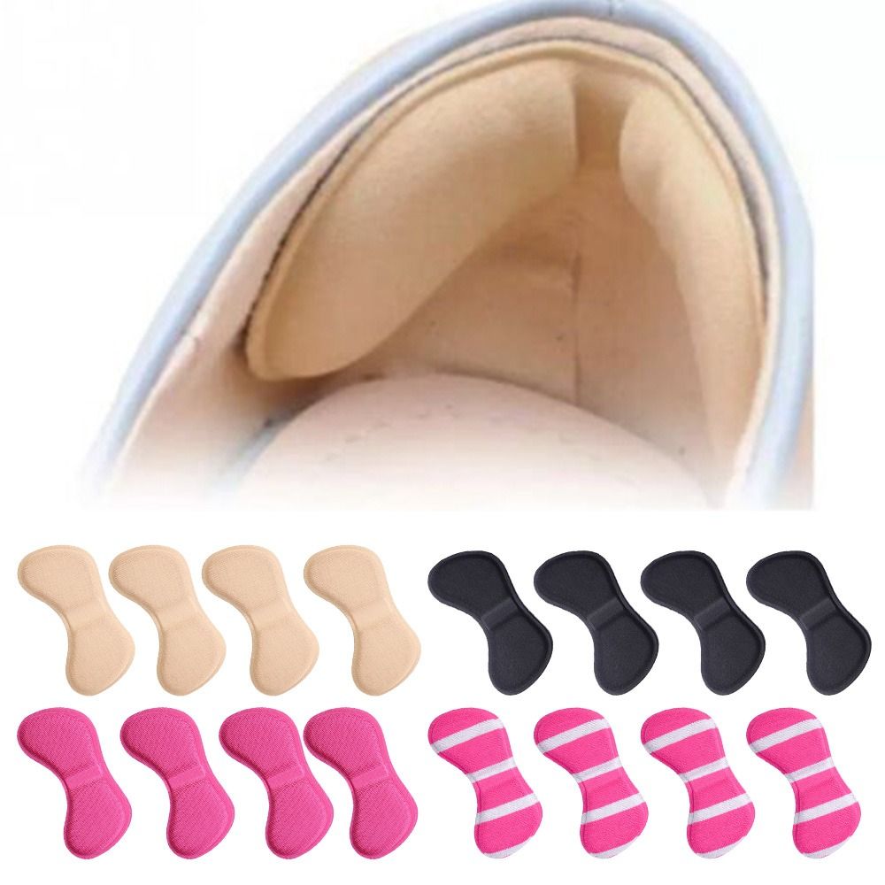 5 Pairs Lined Insoles Pain Relief Pads Prevent Heel Slip Heel Padding Gripper Heel Insoles Heel Back Pads Heel Patch Foot Care Pads