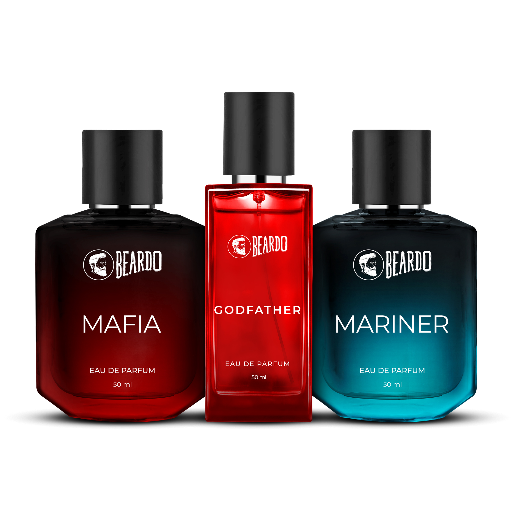 Beardo Best Seller Perfumes Combo | Mariner 50ml | Mafia 50ml | Godfather 50ml