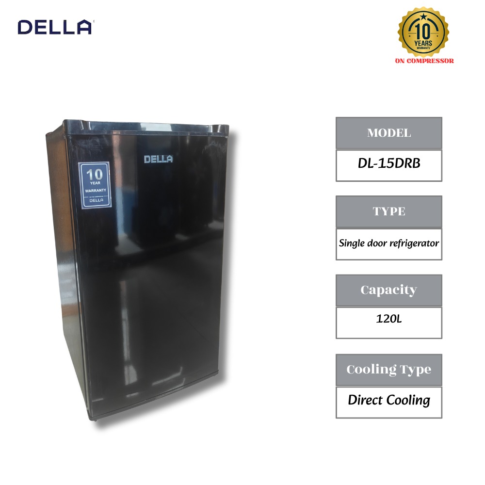 Della 120 Ltrs Mini Refrigerator (DL-15DR)