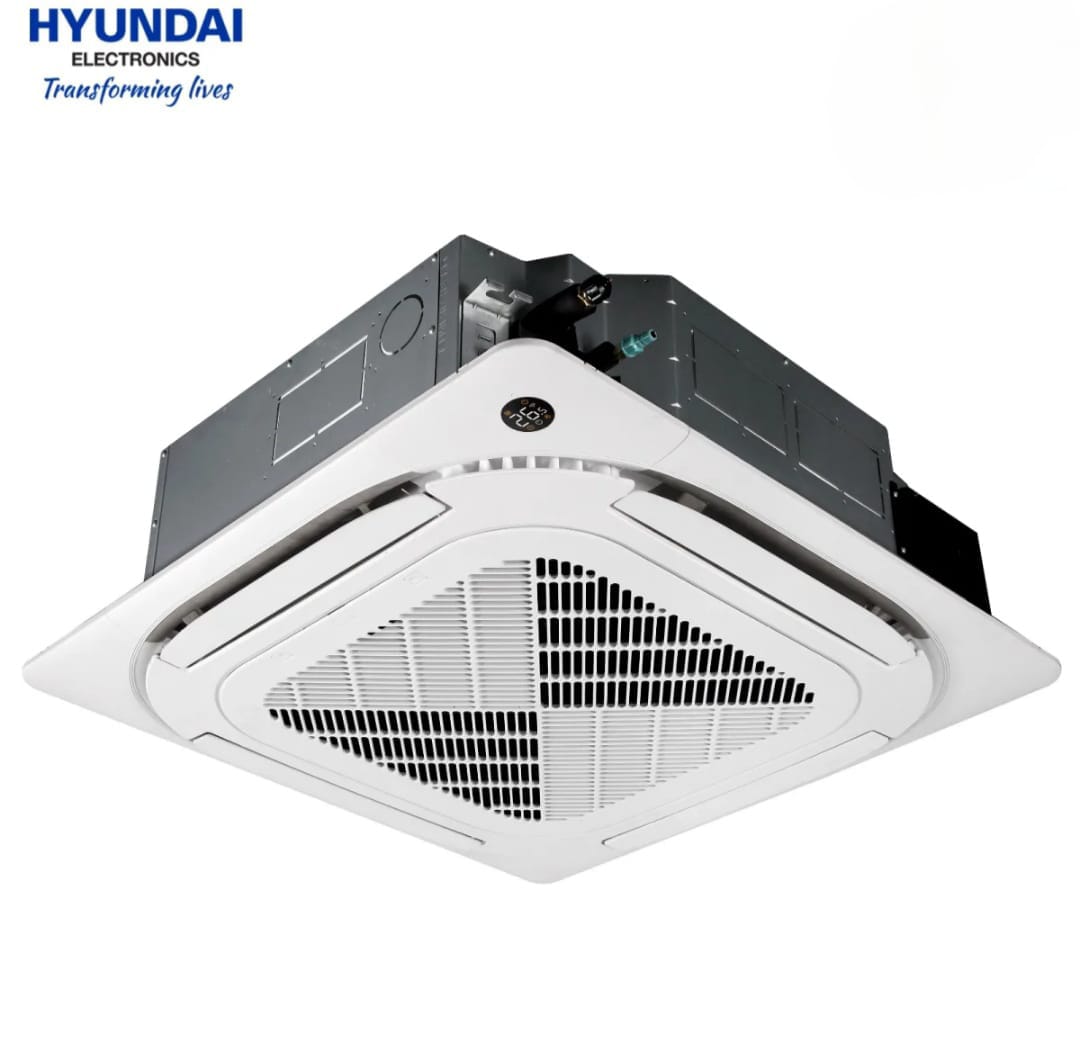 Hyundai Ceiling Cassette Air Conditioner , 2.0 Ton Full BTU , Golden Fin