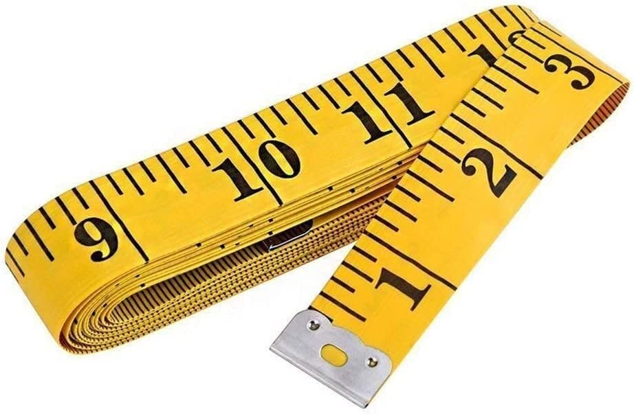 Measuring Tape - Body Measurement Inchi Tape - 60 Inches/150 CM / Meter Tape Industrial Use, Multicolor Double Side Rulers, Fiberglass, Flexible, Portable