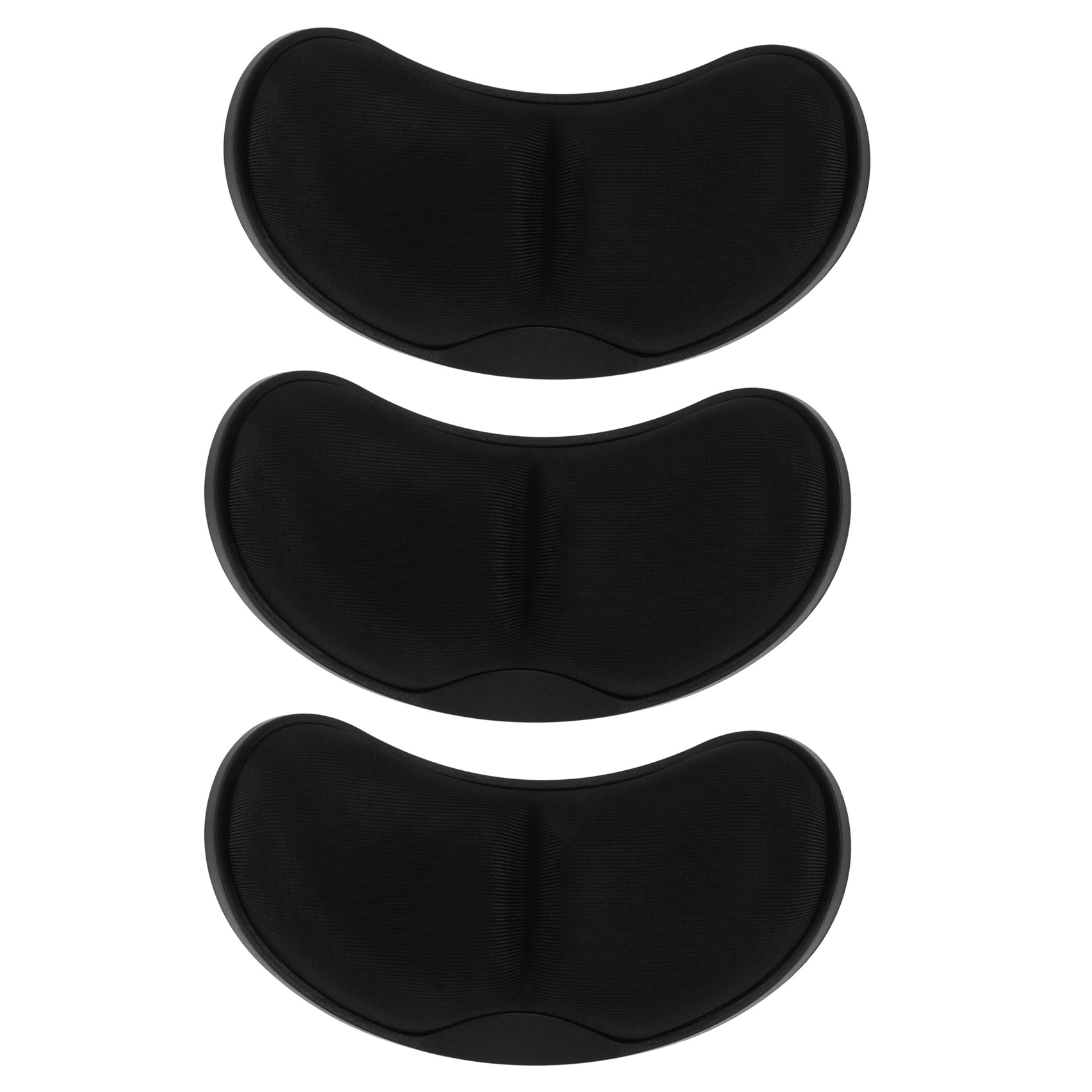 3X Mouse Wrist Rest Pad, Ergonomic Wrist Pad Anti-Skid Wrist Support Pad Rest Mat Memory Foam Mousepad
