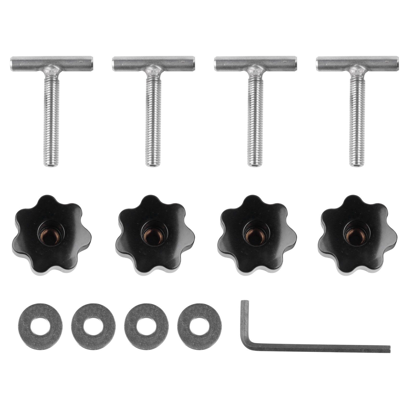 JAERBEE Fastening Screws Multiflexboard Stainless Steel 50mm Locking Rail for T5 T6 Transporter
