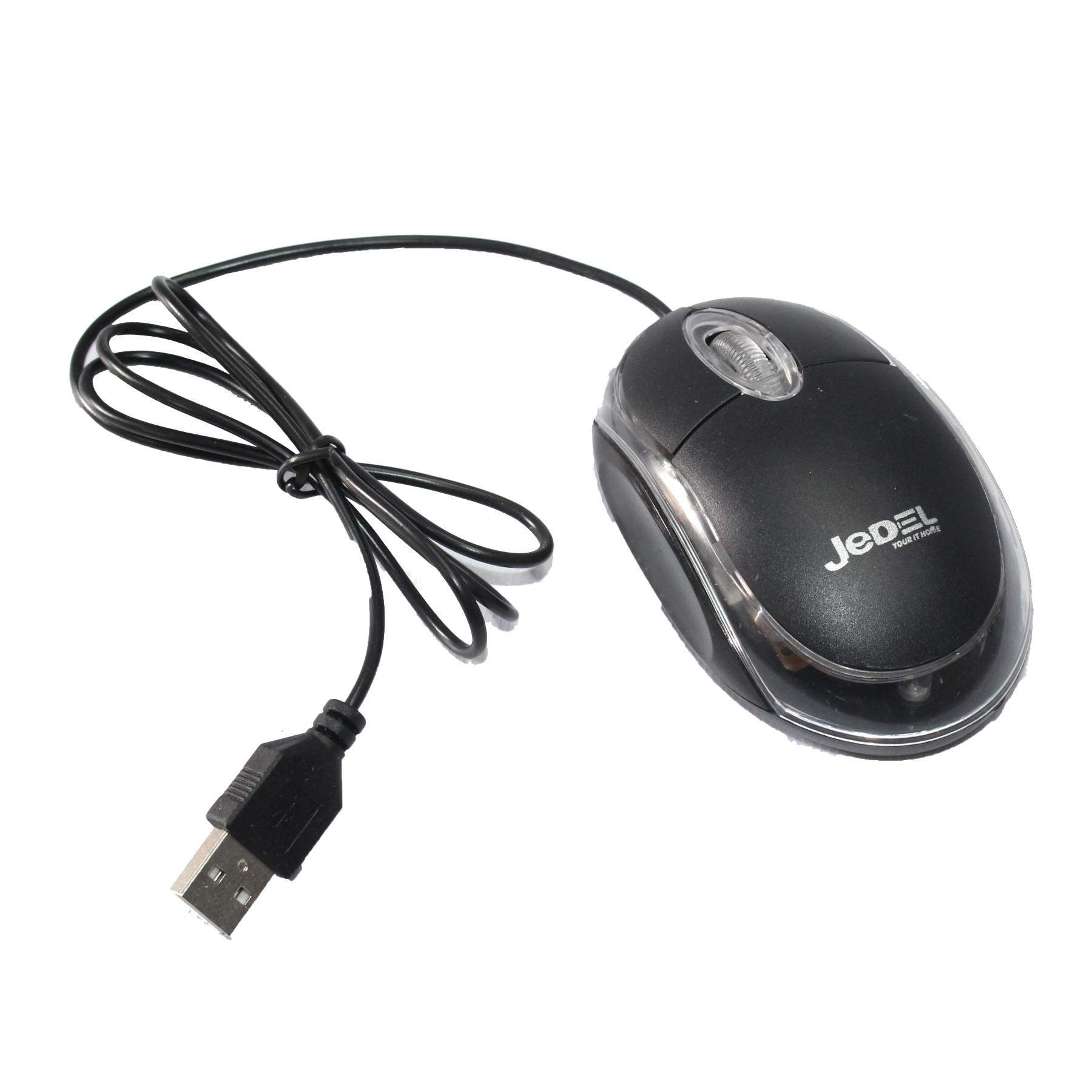 Jedel MST 1080G 2 USB Optical Mouse Black